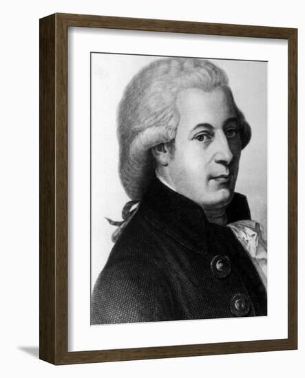 Austrian Composer Wolfgang Amadeus Mozart-null-Framed Photographic Print