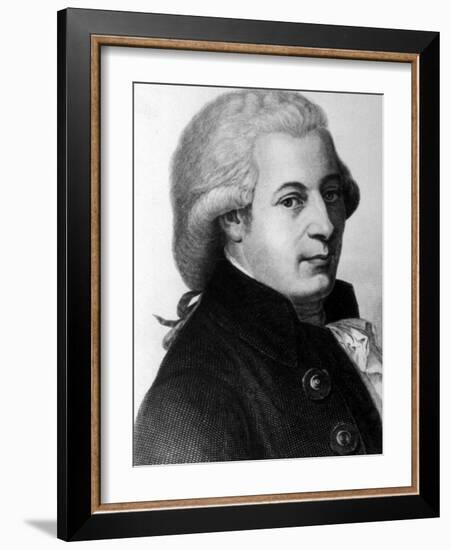 Austrian Composer Wolfgang Amadeus Mozart-null-Framed Photographic Print