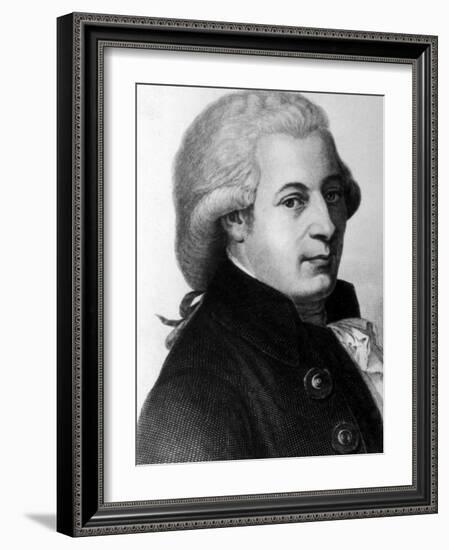 Austrian Composer Wolfgang Amadeus Mozart-null-Framed Photographic Print