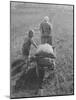 Austrian Farmer Worker and Child Going Home at the End of the Day, Molln, Austria-Emil Otto Hoppé-Mounted Photographic Print