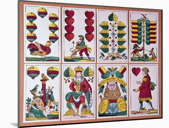 Austrian Fortune-Telling Cards-CM Dixon-Mounted Giclee Print