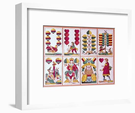 Austrian fortune-telling cards-Unknown-Framed Giclee Print