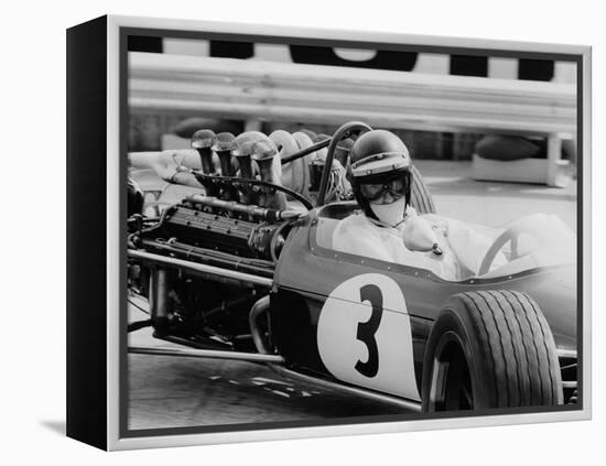 Austrian Pilot Jochen Rindt (1942 - 1970) at Grand Prix of Monaco 1968-null-Framed Stretched Canvas