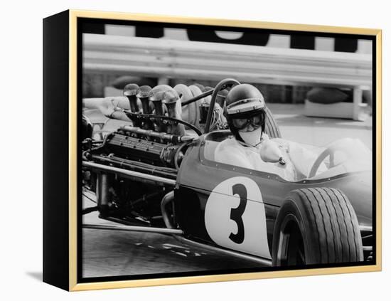 Austrian Pilot Jochen Rindt (1942 - 1970) at Grand Prix of Monaco 1968-null-Framed Stretched Canvas