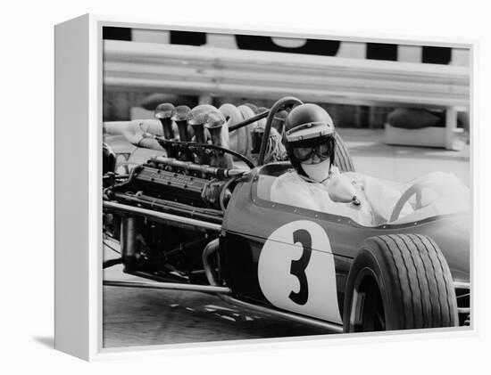 Austrian Pilot Jochen Rindt (1942 - 1970) at Grand Prix of Monaco 1968-null-Framed Stretched Canvas