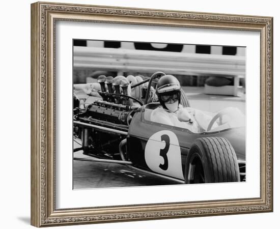 Austrian Pilot Jochen Rindt (1942 - 1970) at Grand Prix of Monaco 1968-null-Framed Photo