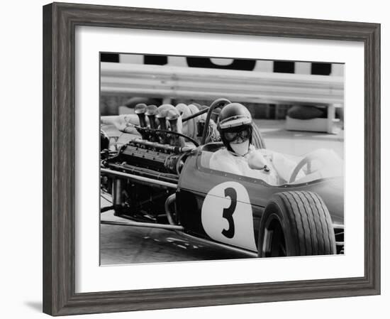 Austrian Pilot Jochen Rindt (1942 - 1970) at Grand Prix of Monaco 1968-null-Framed Photo