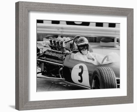 Austrian Pilot Jochen Rindt (1942 - 1970) at Grand Prix of Monaco 1968-null-Framed Photo