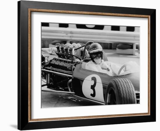 Austrian Pilot Jochen Rindt (1942 - 1970) at Grand Prix of Monaco 1968-null-Framed Photo