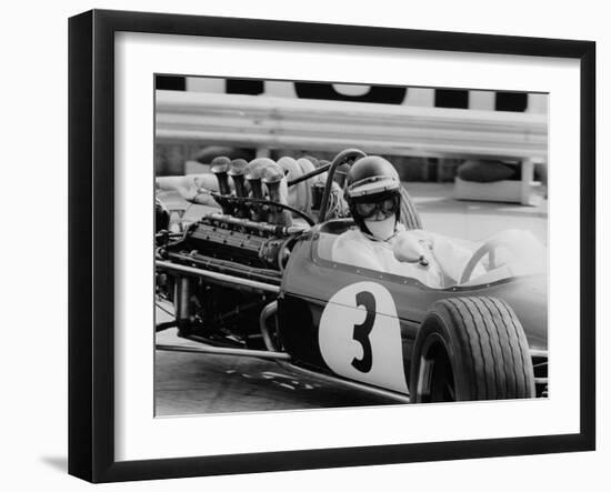 Austrian Pilot Jochen Rindt (1942 - 1970) at Grand Prix of Monaco 1968--Framed Photo