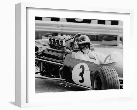 Austrian Pilot Jochen Rindt (1942 - 1970) at Grand Prix of Monaco 1968-null-Framed Photo