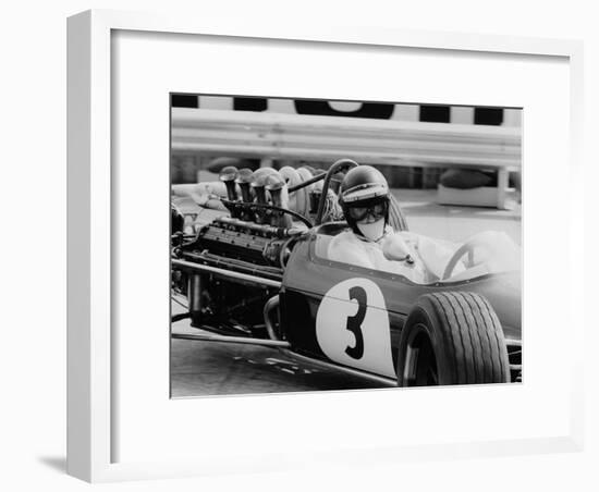 Austrian Pilot Jochen Rindt (1942 - 1970) at Grand Prix of Monaco 1968-null-Framed Photo