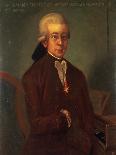 Portrait of Wolfgang Amadeus Mozart-Austrian School-Giclee Print