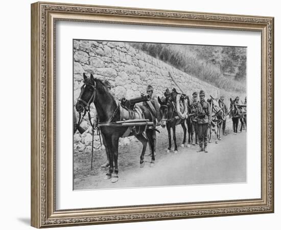 Austrian Soldiers, Austro-Italian War, Battle of the Isonzo, World War I, 1915-null-Framed Giclee Print