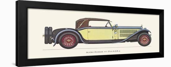 Austro-Daimler, 1931-Antonio Fantini-Framed Art Print