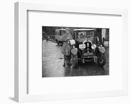 Austro-Daimler used as an officials car at the Inter-Varsity Trial, 1930-Bill Brunell-Framed Photographic Print