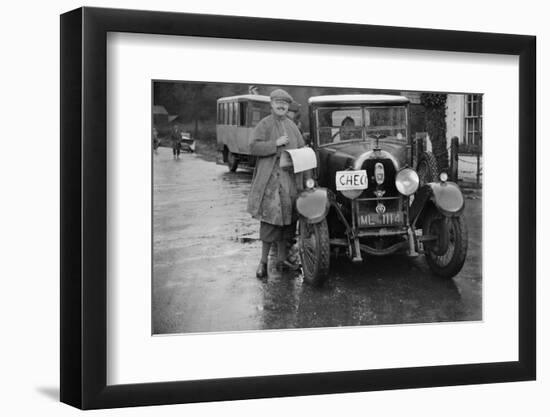 Austro-Daimler used as an officials car at the Inter-Varsity Trial, 1930-Bill Brunell-Framed Photographic Print