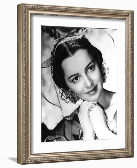 Autant en emporte le vent GONE WITH THE WIND by VictorFleming with Olivia by Havilland, 1939 (b/w p-null-Framed Photo