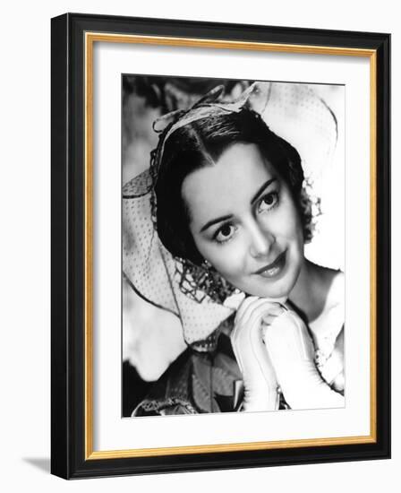 Autant en emporte le vent GONE WITH THE WIND by VictorFleming with Olivia by Havilland, 1939 (b/w p-null-Framed Photo