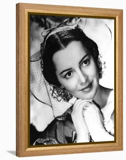 Autant en emporte le vent GONE WITH THE WIND by VictorFleming with Olivia by Havilland, 1939 (b/w p-null-Framed Stretched Canvas