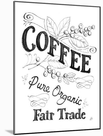 Authentic Coffee VI BW-Daphne Brissonnet-Mounted Art Print