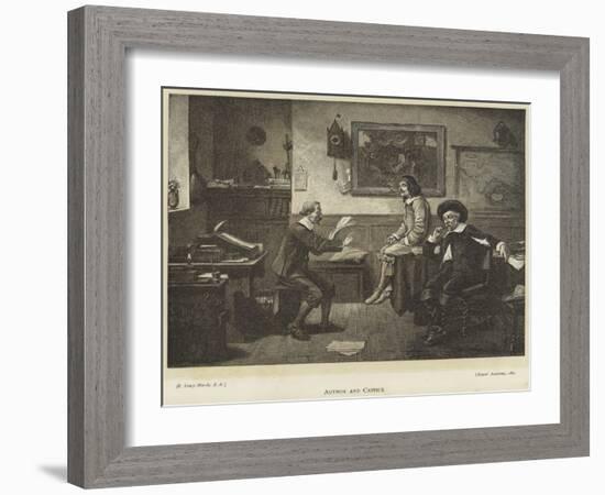 Author and Critic-Henry Stacey Marks-Framed Giclee Print