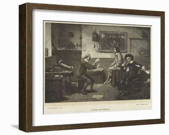 Author and Critic-Henry Stacey Marks-Framed Giclee Print