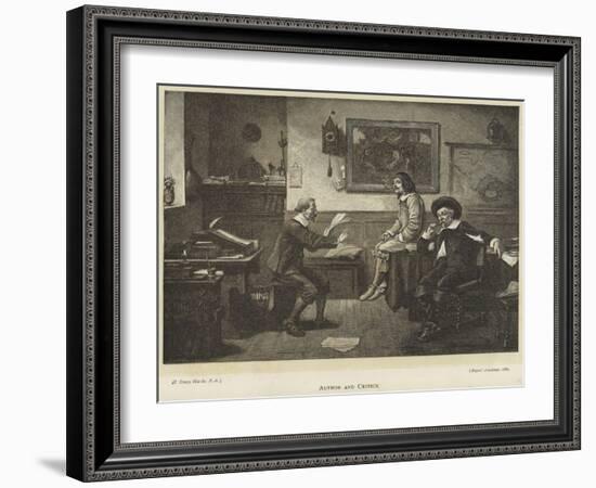 Author and Critic-Henry Stacey Marks-Framed Giclee Print