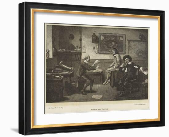 Author and Critic-Henry Stacey Marks-Framed Giclee Print