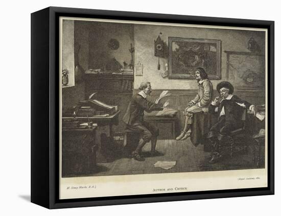 Author and Critic-Henry Stacey Marks-Framed Premier Image Canvas