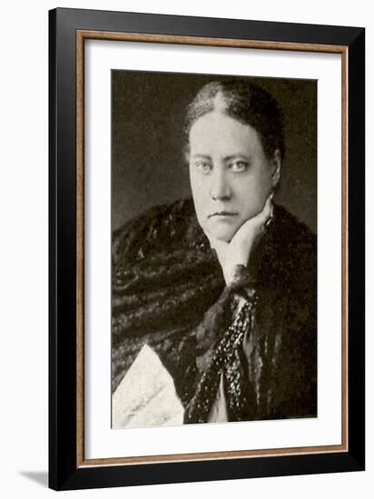 Author and Founder of Theosophy Helena Blavatsky (1831-189), 1860S-null-Framed Giclee Print