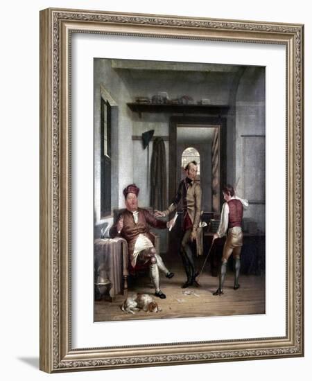 Author & Bookseller, 1811-Washington Allston-Framed Giclee Print