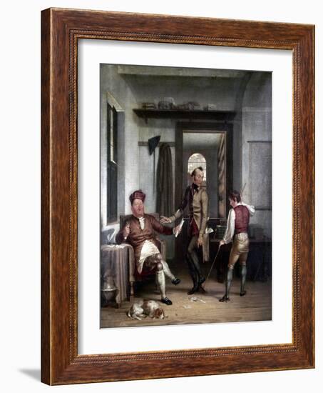 Author & Bookseller, 1811-Washington Allston-Framed Giclee Print