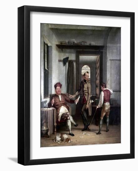 Author & Bookseller, 1811-Washington Allston-Framed Giclee Print