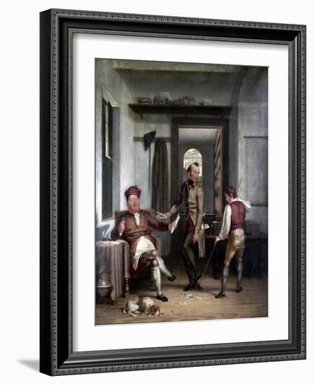 Author & Bookseller, 1811-Washington Allston-Framed Giclee Print