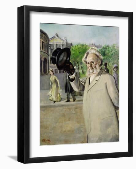 Author Henrik Ibsen-Christian Krohg-Framed Giclee Print