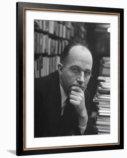 Author James A. Michener-Nina Leen-Framed Premium Photographic Print