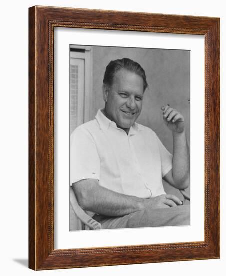 Author Lawrence Durrell-Loomis Dean-Framed Photographic Print