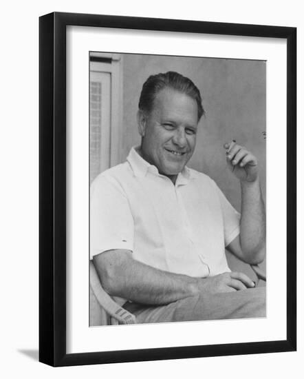 Author Lawrence Durrell-Loomis Dean-Framed Photographic Print