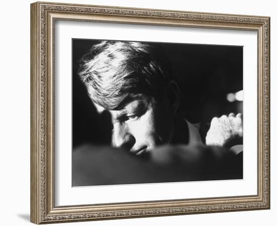 Author Teddy White Consoling Sen. Robert Kennedy after Losing the Oregon Primary-Bill Eppridge-Framed Photographic Print