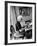 Author Vladimir Nabokov Dictating While Wife Vera Types-Carl Mydans-Framed Premium Photographic Print