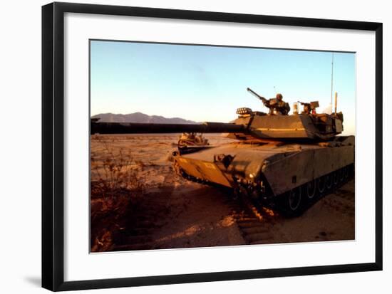 Authority: Tank-null-Framed Art Print