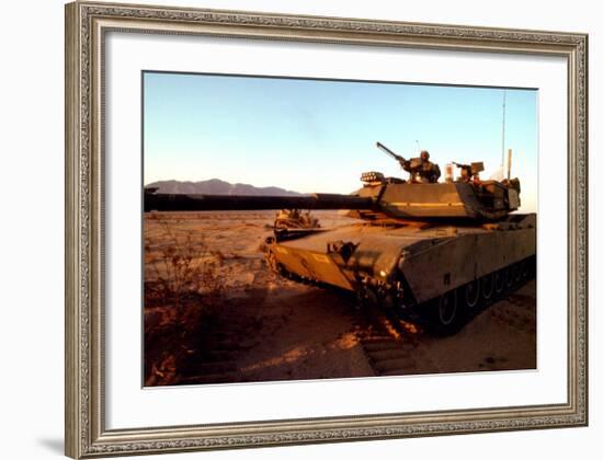 Authority: Tank-null-Framed Art Print