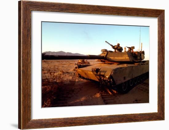 Authority: Tank-null-Framed Art Print