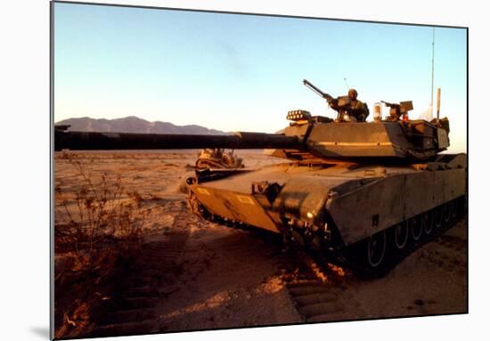 Authority: Tank-null-Mounted Art Print