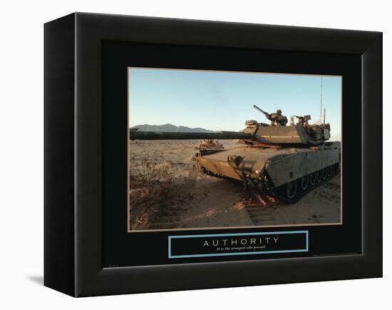 Authority - Tank-Unknown Unknown-Framed Stretched Canvas