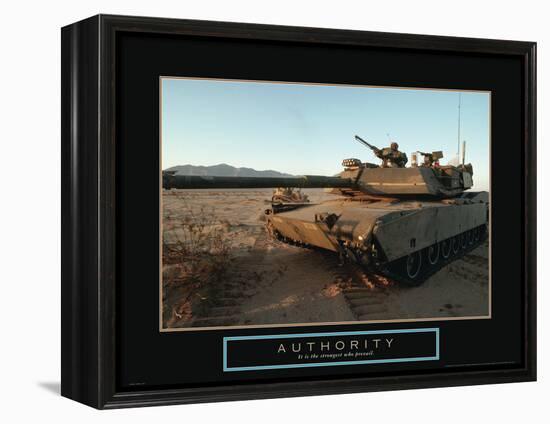 Authority - Tank-Unknown Unknown-Framed Stretched Canvas