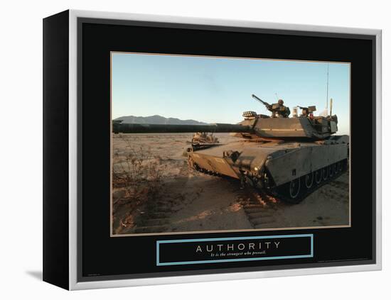 Authority - Tank-Unknown Unknown-Framed Stretched Canvas