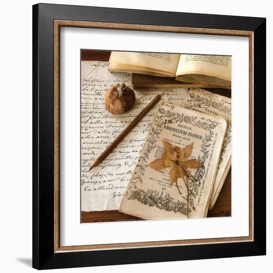 Authour d'Un Herbier-Celine Sachs-jeantet-Framed Art Print