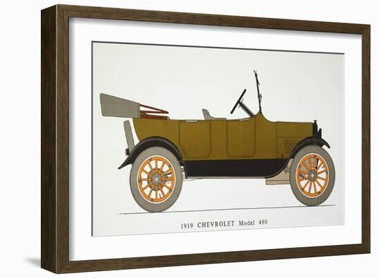 Auto: Chevrolet, 1919-null-Framed Giclee Print